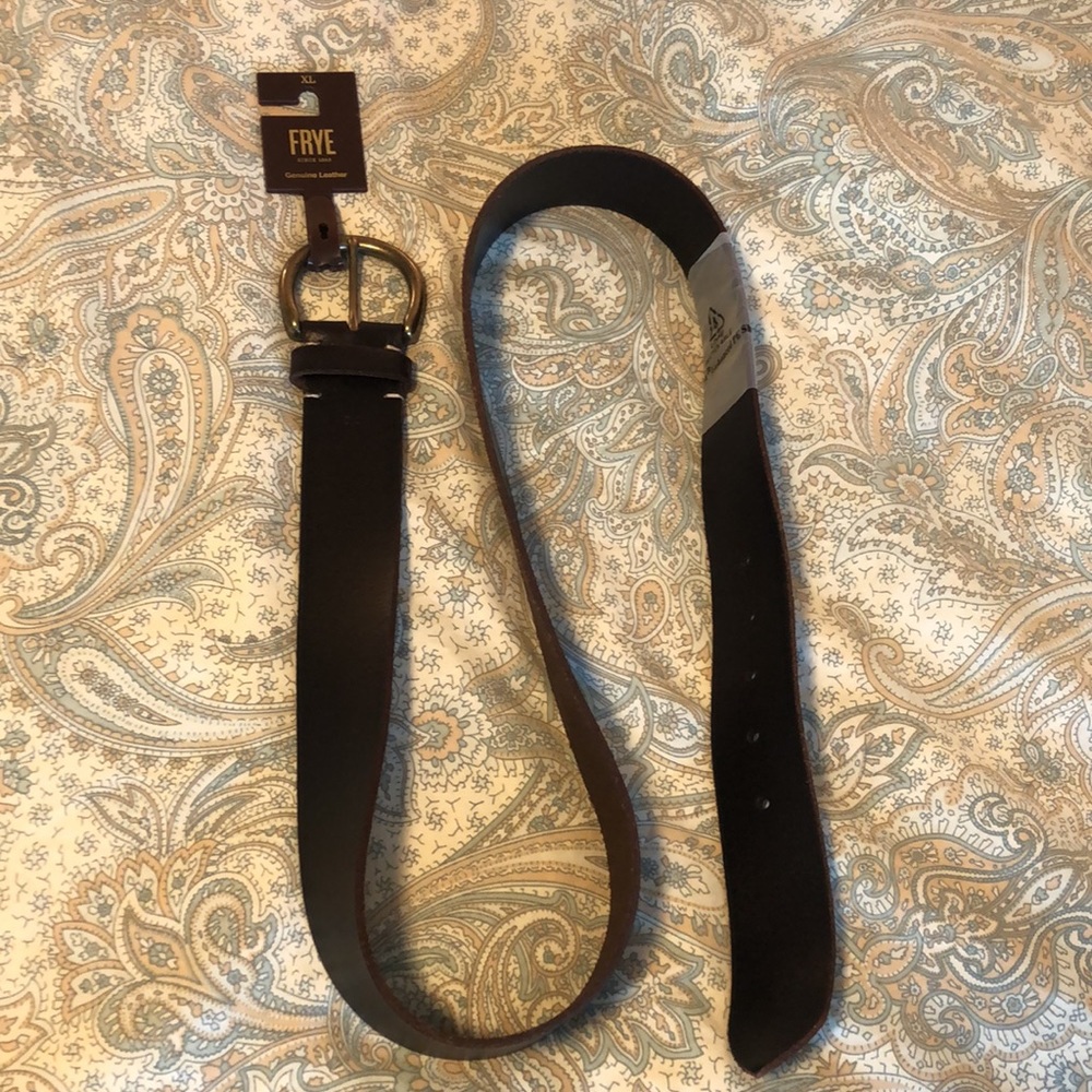 NWT Frye Belt XL Brown